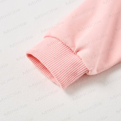 ME Baby Girl Pink Crown And Heart Print Sweatshirt - image 3