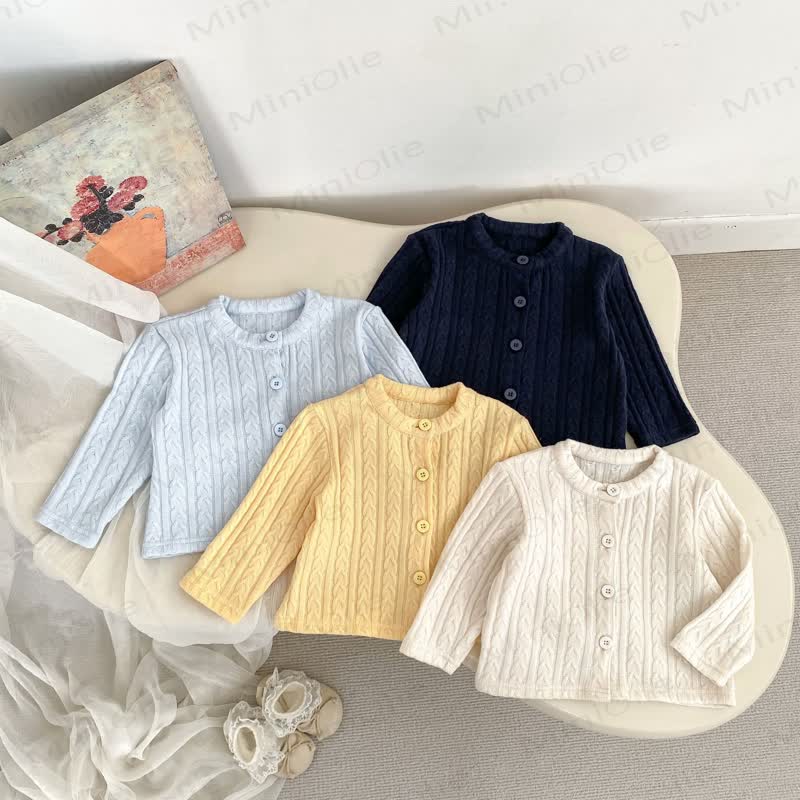 Baby Knit Button Front Cardigan - image 1