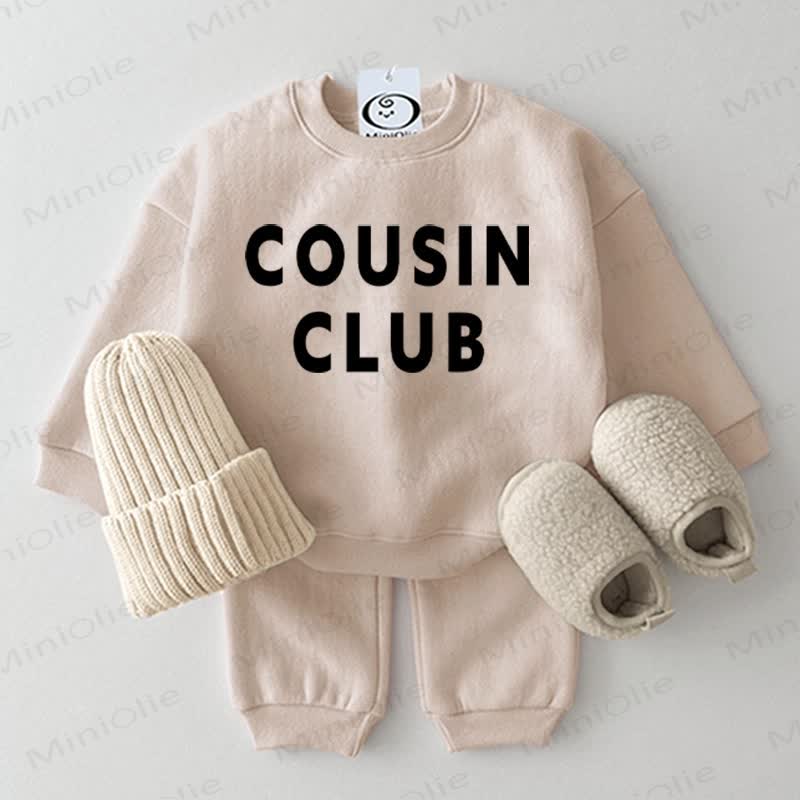 COUSIN CLUB Baby 2-piece Beige Set - Beige - 2-3T - image 1