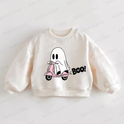 BOO! Baby Toddler Cream Sweatshirt - Cream - 3-5T - image 1