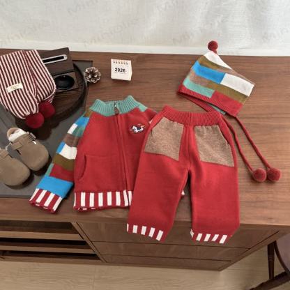 Baby Toddler Colorblock Knit Jacket or Pants - image 4