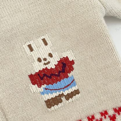 Baby Toddler Cartoon Knit Cardigan or Denim Pants - image 5