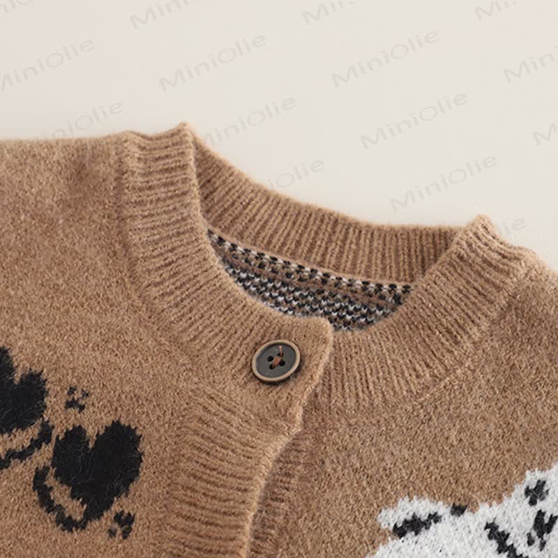 Baby Toddler Puppy Knit 3-piece Set - image 4