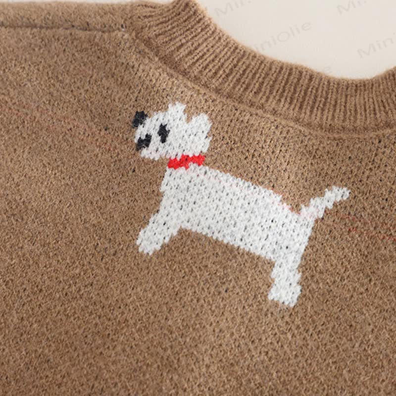 Baby Toddler Puppy Knit 3-piece Set - image 8