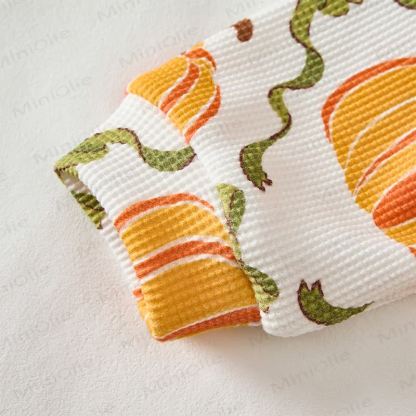 Baby Pumpkin White Waffle 2-piece Set - image 5