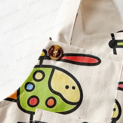 FLY HIGH Baby Toddler Helicopter Print Overalls - image 4