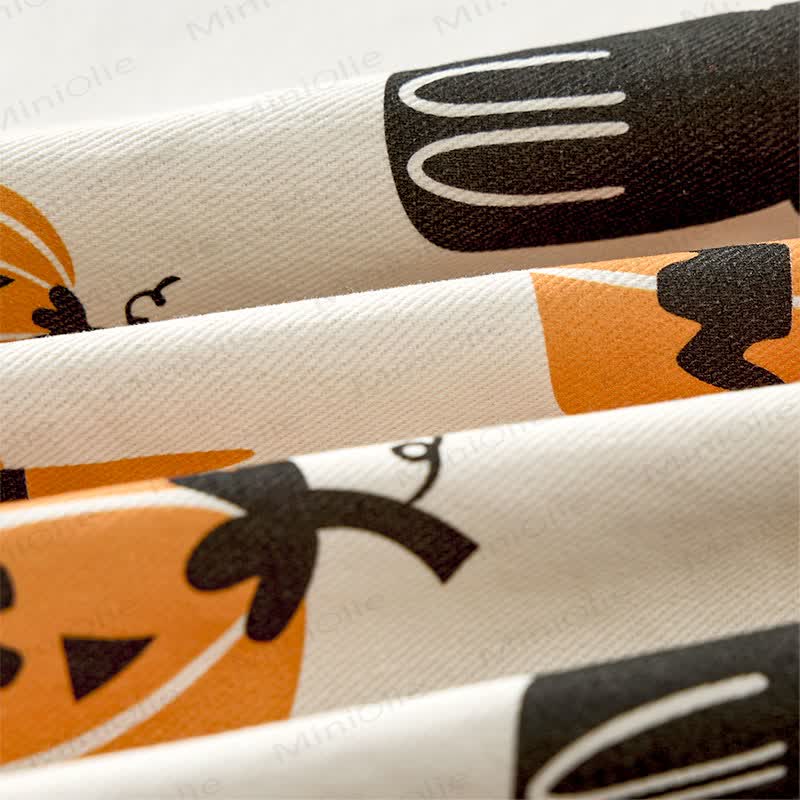 Baby Toddler Cat Pumpkin Print Overalls - image 7