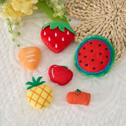 Kids DIY Interchangeable Patch Sweatshirt - Fruit Patches (1 pack) - 6-7T - image 3