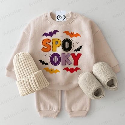 SPOOKY Baby Bat 2-piece Beige Set - Beige - 2-3T - image 1