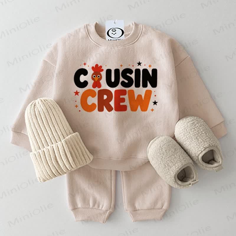 COUSIN CREW Baby Turky 2-piece Beige Set - Beige - 2-3T - image 1