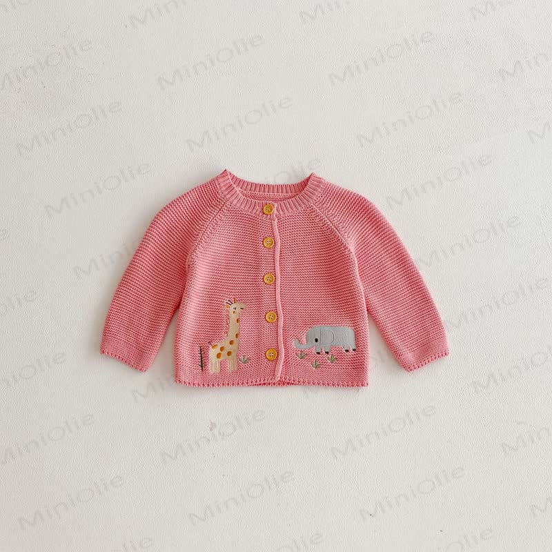 Baby Toddler Animal Knit Cardigan Sweater - image 6