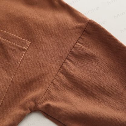 Toddler Baby Boy Brown Jacket and Corduroy Pants 2-piece Set - image 5