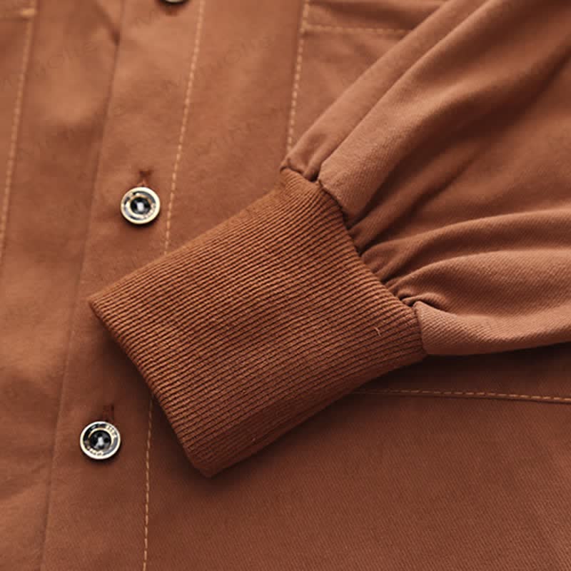 Toddler Baby Boy Brown Jacket and Corduroy Pants 2-piece Set - image 6