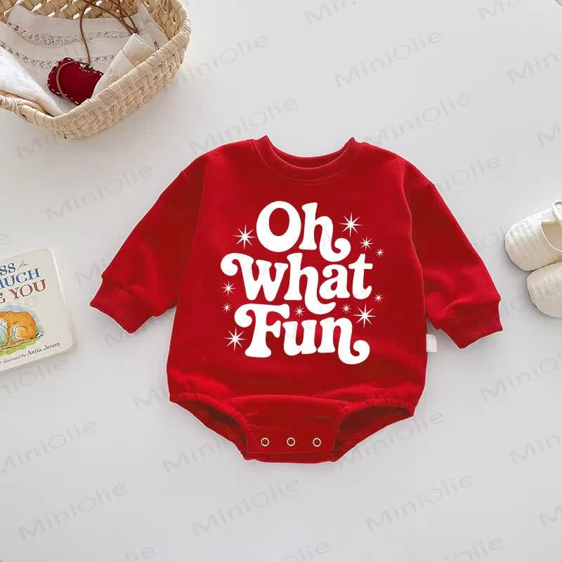 OH WHAT FUN Baby Red Bodysuit - Red - 18-24M - image 1