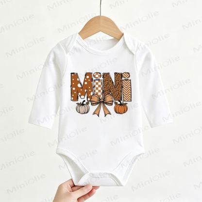 MINI Baby Pumpkin White Bodysuit - White - 12-18M - image 1