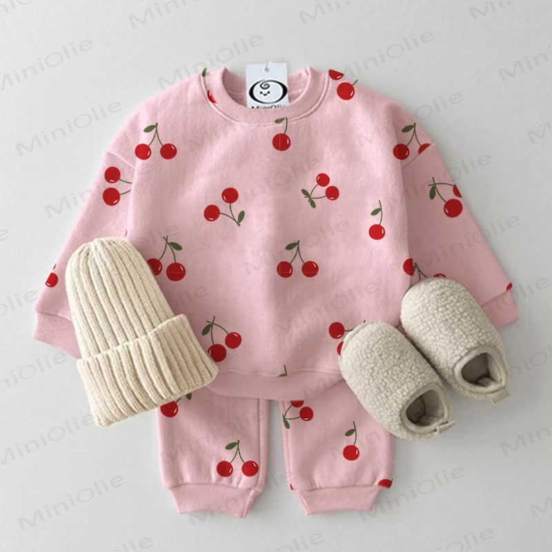 Baby Cherry Pink 2-piece Set - Pink - 2-3T - image 1