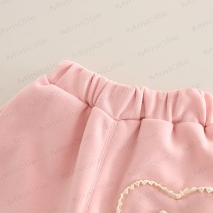 LOVELY Toddler Baby Girl Heart Print Top and Pants 2-piece Set - image 10