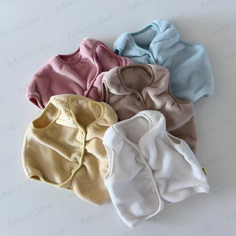Baby Fleece Snap Front Vest - image 8