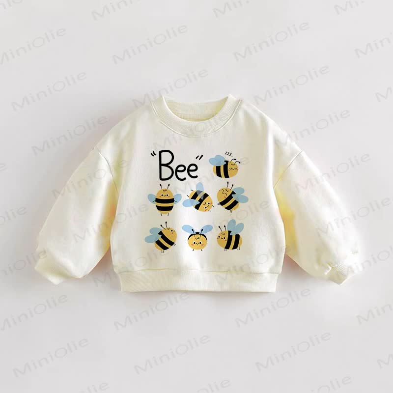 BEE Baby Toddler Cream Sweatshirt - Cream - 3-5T - image 1