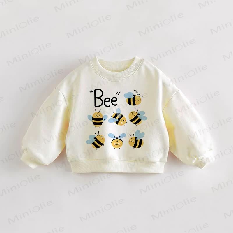 BEE Baby Toddler Cream Sweatshirt - Cream - 3-5T - image 1