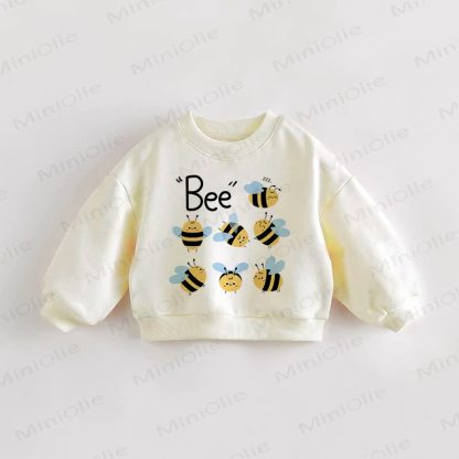 BEE Baby Toddler Cream Sweatshirt - Cream - 3-5T - image 1