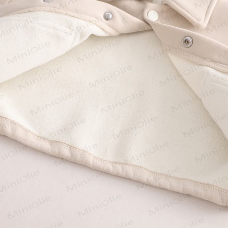 Baby Toddler Fleece Patch Pocket Shacket and Jogger 2-piece Set - image 8