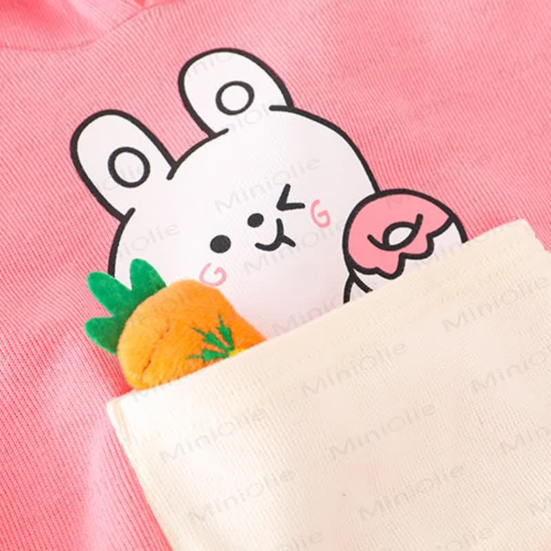 Toddler Baby Animal Pocket Hoodie and Jogger 2-piece Set - image 8