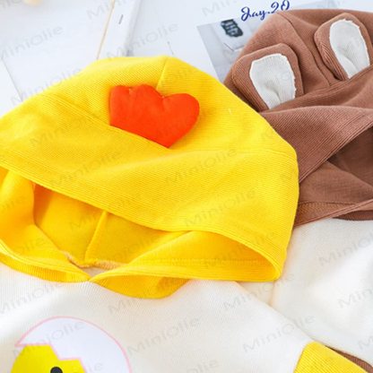 Toddler Baby Animal Pocket Hoodie and Jogger 2-piece Set - image 5