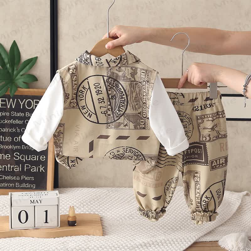 Baby Toddler Airmail Stamp Print 3-piece Set - image 4