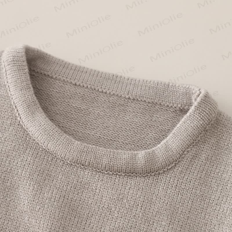 Toddler Cat Apple Knit Vest Casual 3-piece Set - image 5