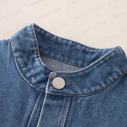 Toddler Baby Star Print Denim 3-piece Set - image 5