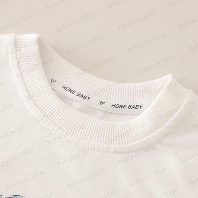 Toddler Baby Star Print Denim 3-piece Set - image 9