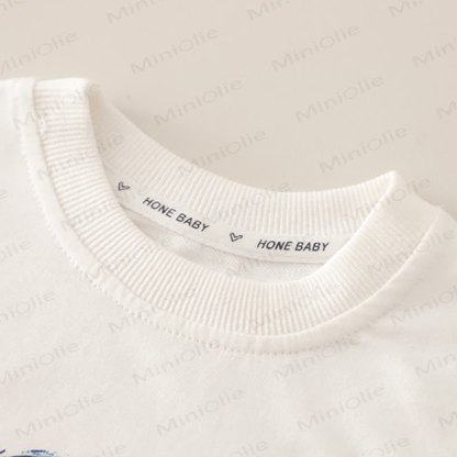 Toddler Baby Star Print Denim 3-piece Set - image 9