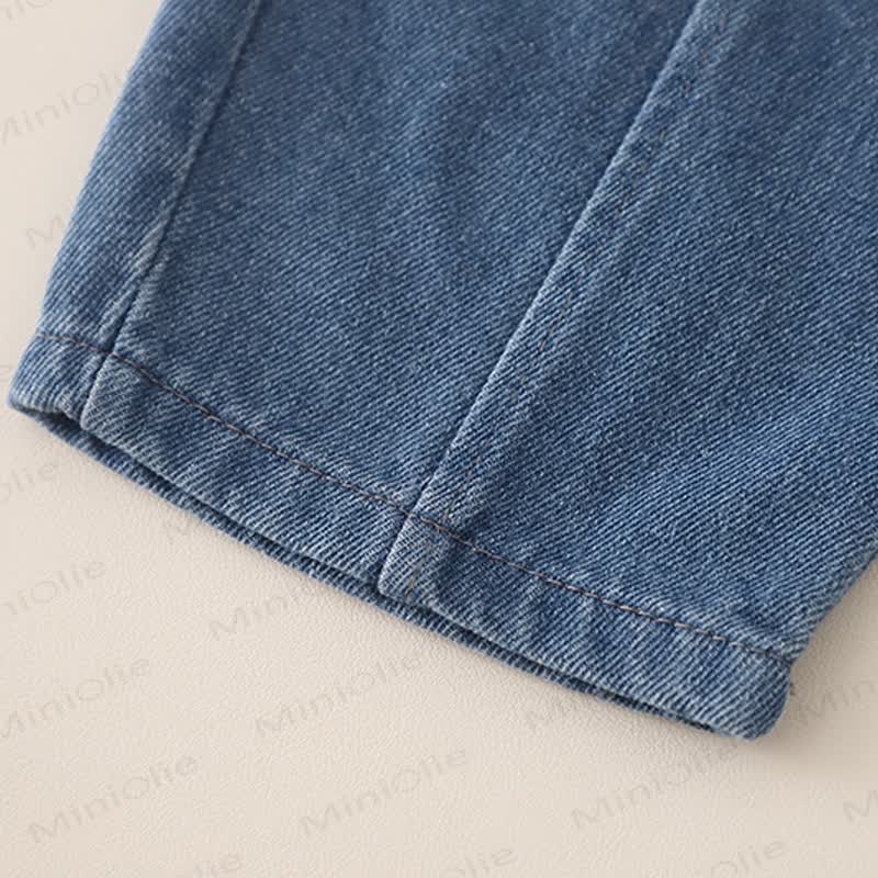 Toddler Baby Star Print Denim 3-piece Set - image 16
