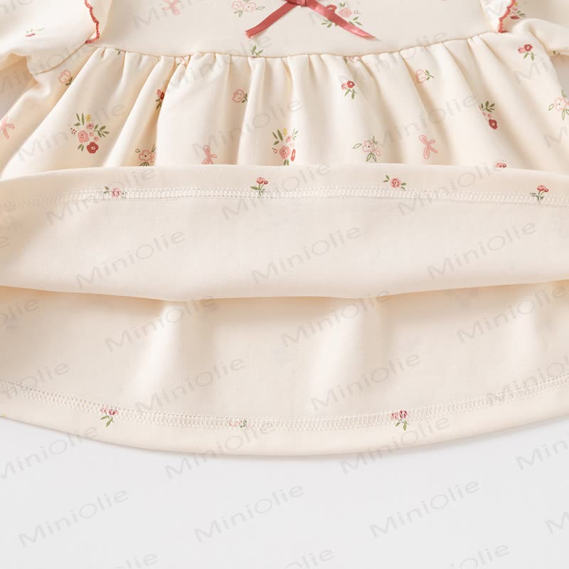 Baby Toddler Girl Pink Floral Top and Flared Pants 2-piece Set - image 4
