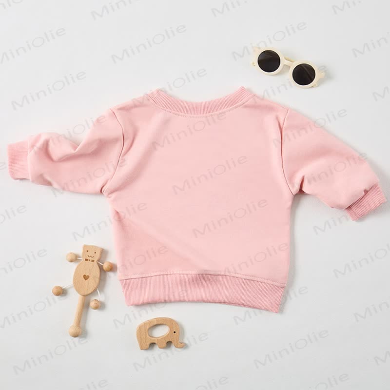I AM MAGICAL Baby Girl Unicorn Pink Sweatshirt - image 2
