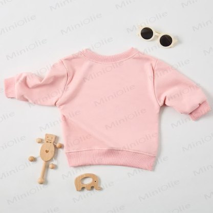 I AM MAGICAL Baby Girl Unicorn Pink Sweatshirt - image 2