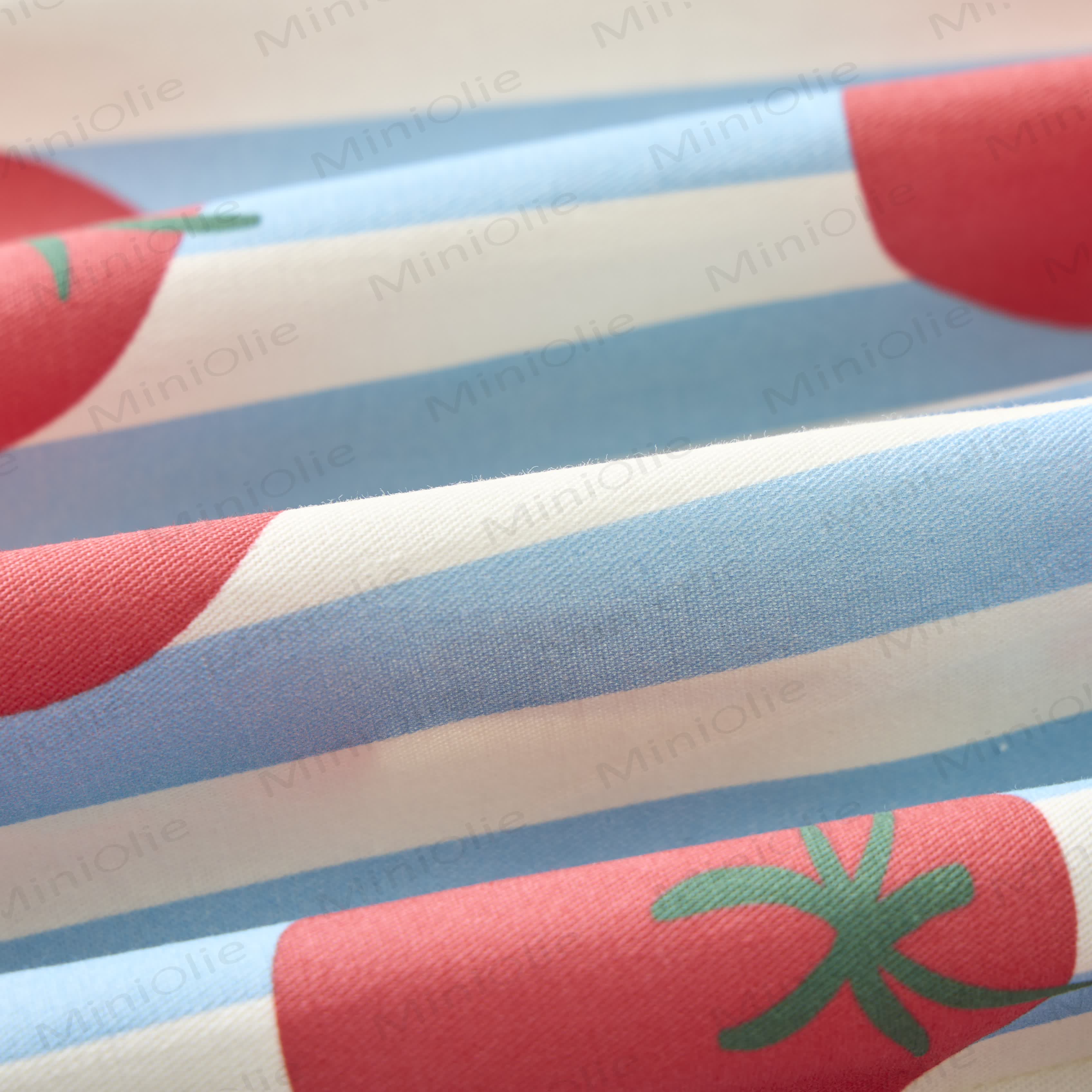 Baby White Tomato Striped Print Pants - image 8