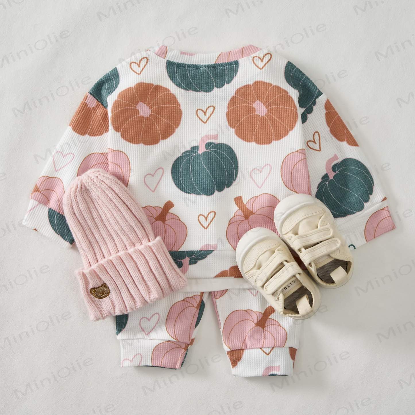 Baby White Pumpkin Waffle 2-piece Set - image 2