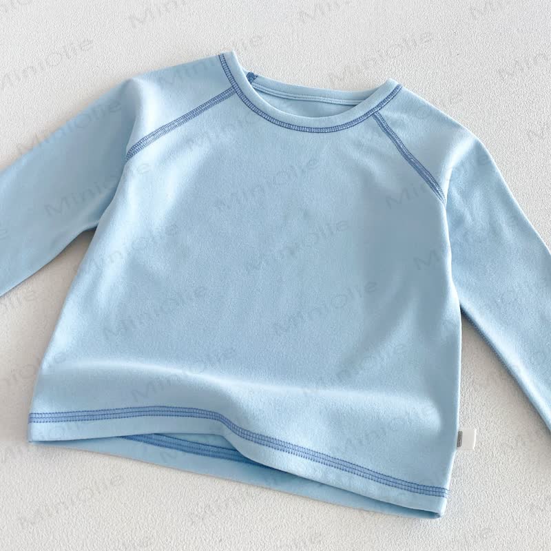 Baby Toddler Contrast Stitch Pajama 2-piece Set - image 7