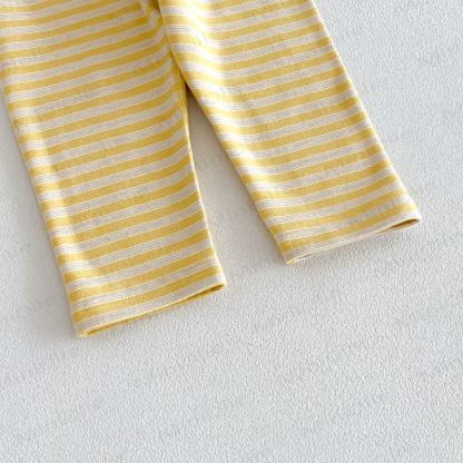 Baby Toddler Striped Top and Pants Lounge 2-piece Set - image 11