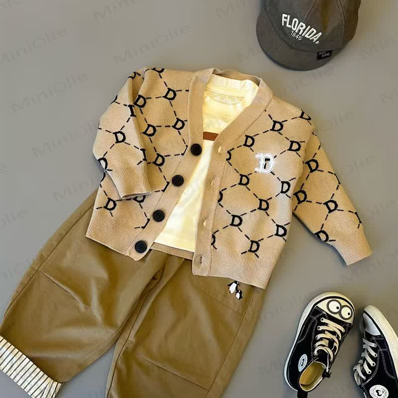 Baby Toddler Casual Pattern Cardigan or Pants - image 1