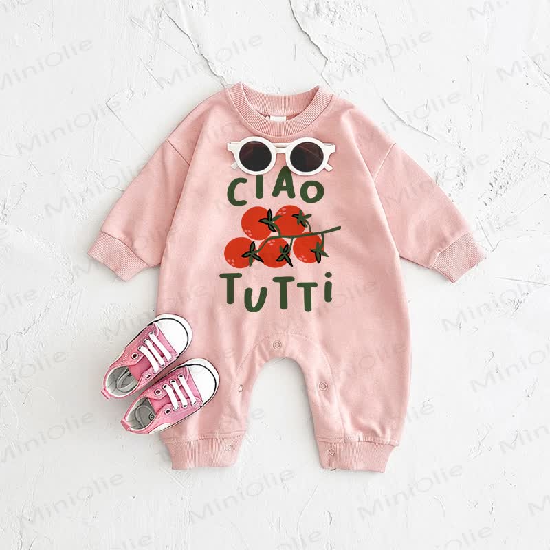 CIAO TUTTI Baby Tomato Pink Romper - Pink - 2-3T - image 1