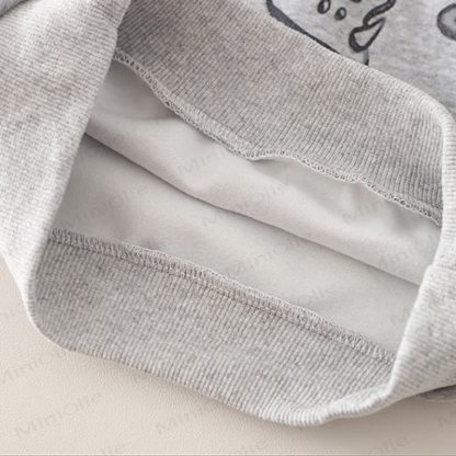 Toddler Baby Boy Cartoon Hoodie and Denim Vest 3-piece Set - image 14
