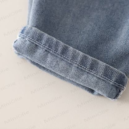 Toddler Baby Boy Cartoon Hoodie and Denim Vest 3-piece Set - image 17