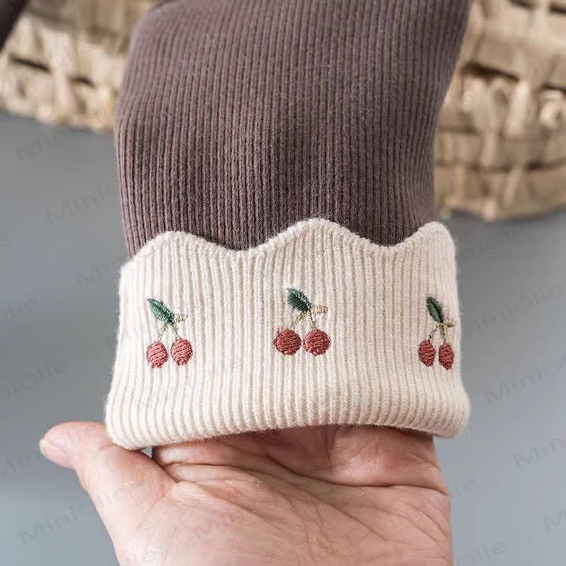 Toddler Cherry Fleece Lined Leggings  - image 6