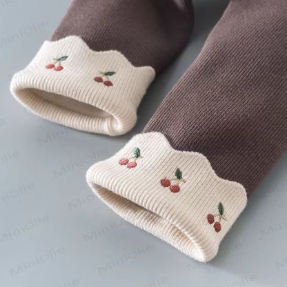 Toddler Cherry Fleece Lined Leggings  - image 8
