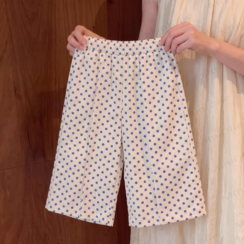 Toddler Girl Pink Pointelle Cardigan and Polka Dot Pants 2-piece Set - image 3