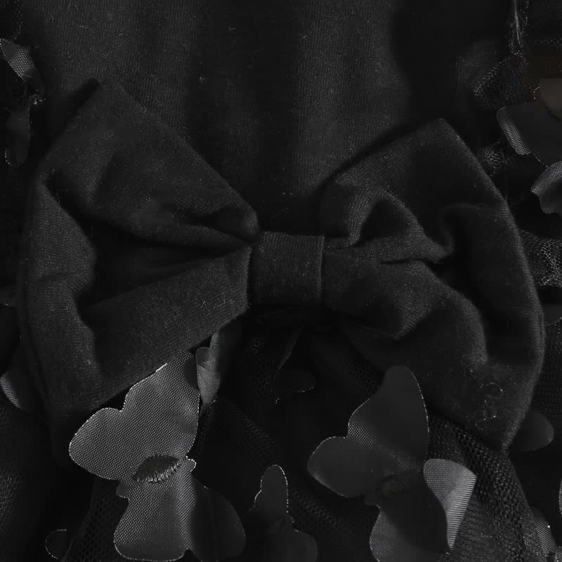 Baby Girl Floral/Heart Patch Tulle Dress - image 8