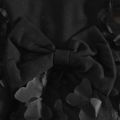 Baby Girl Floral/Heart Patch Tulle Dress - image 8